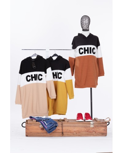 CHIC NAKIŞ DETAYLI POLAR SWEATSHİRT